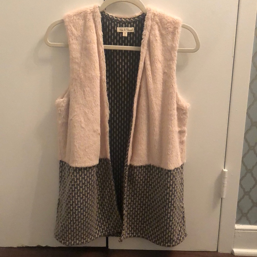 Cute faux fur vest